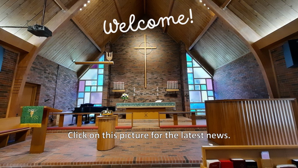 Picture of sanctuary at St. Mark's - Welcome!