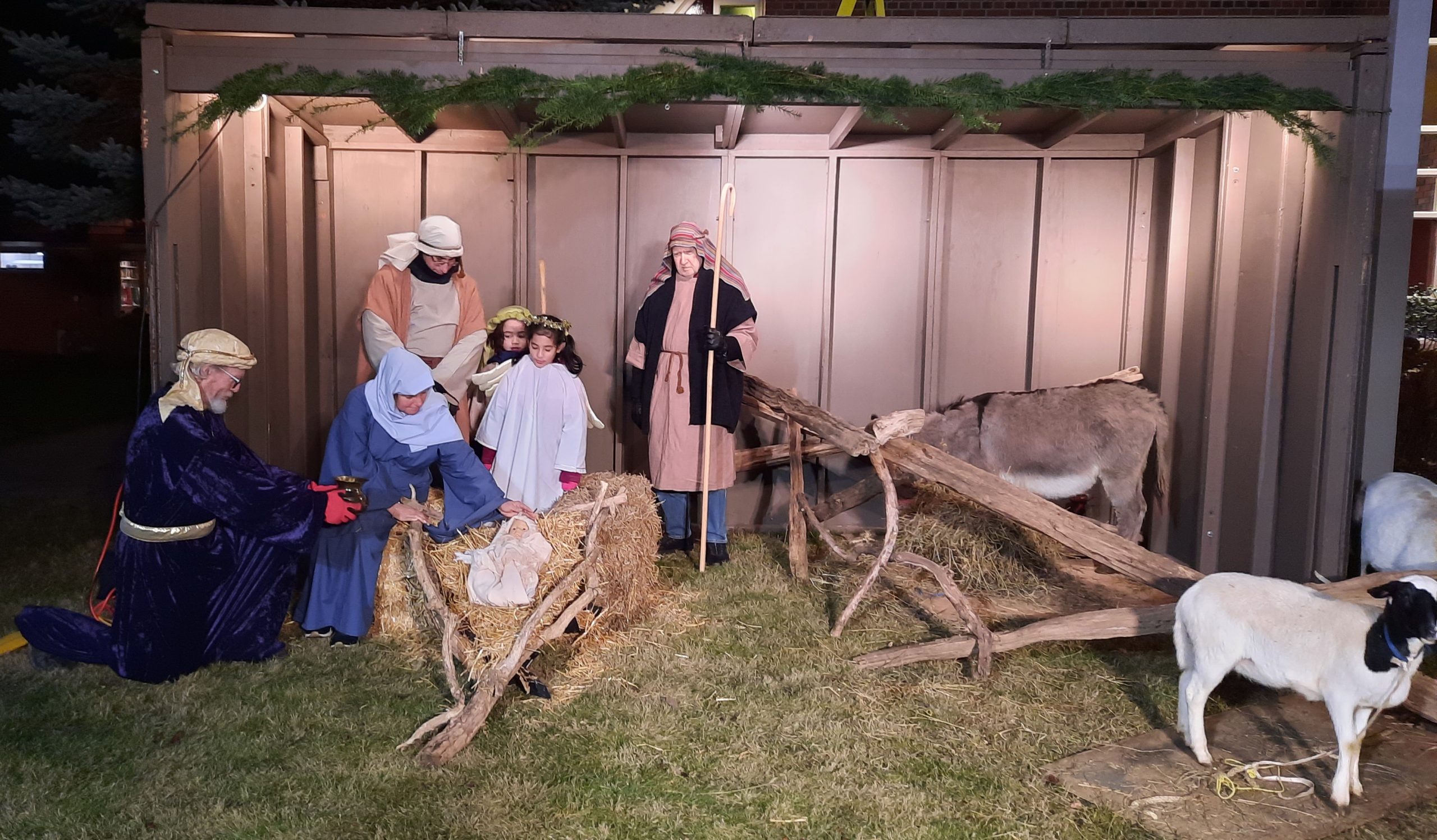 2023 Live Nativity manger scene